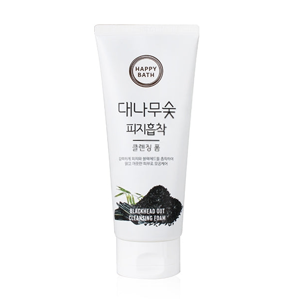 HAPPY BATH BAMBOO CHARCOAL ABSORBING CLEANSING FOAM 200G