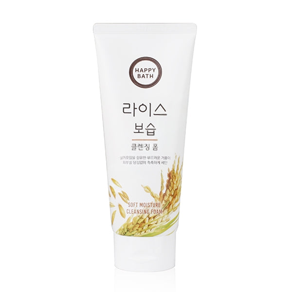 HAPPY BATH RICE MOISTURIZING CLEANSING FOAM 200G