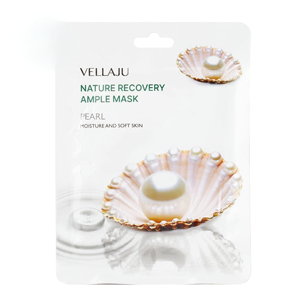 VELLAJU NATURE RECOVERY AMPOULE MASK (PEARL/10 SHEETS)