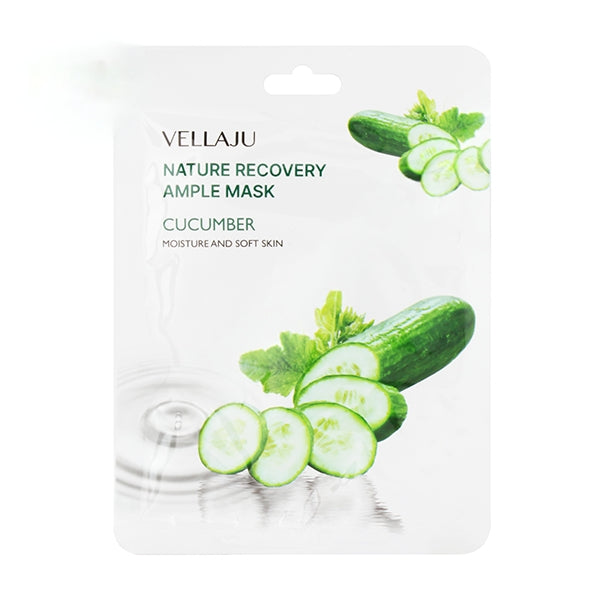 VELLAJU NATURE RECOVERY AMPOULE MASK (CUCUMBER/10 SHEETS)