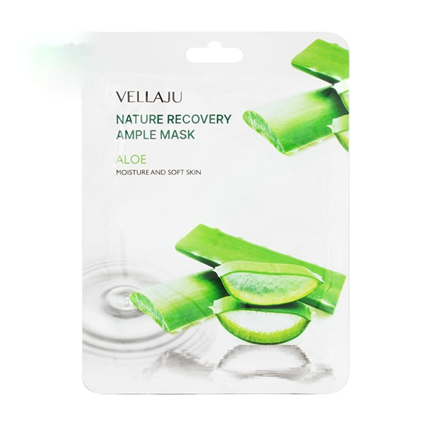 VELLAJU NATURE RECOVERY AMPOULE MASK (ALOE/10 SHEETS)