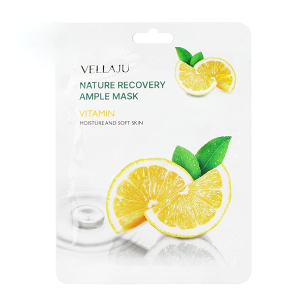 VELLEJU NATURE RECOVERY AMPOULE MASK (VITAMIN/10 SHEETS)