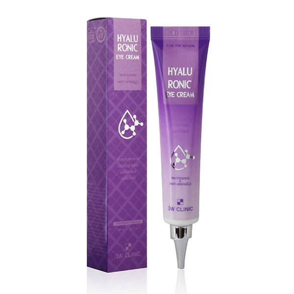 3W CLINIC HYALURONIC EYE CREAM (TUBE TYPE) 40ML