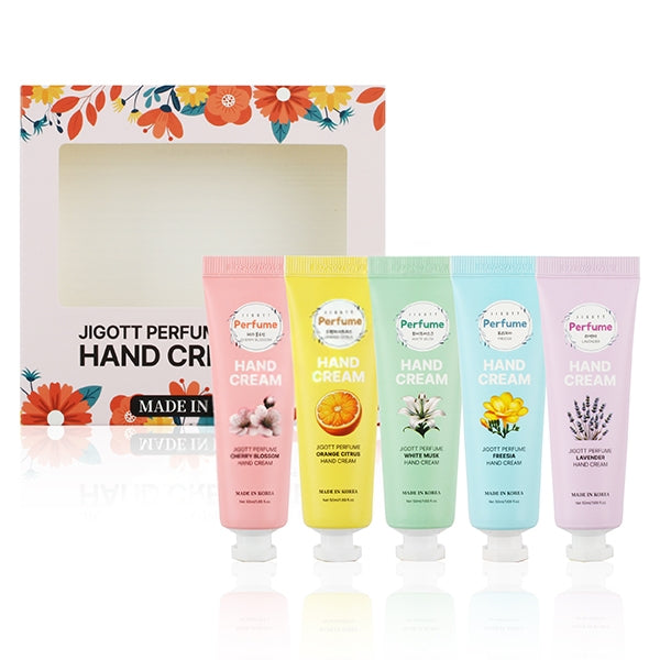 JIGOTT PERFUME HAND CREAM 5-PIECE SET