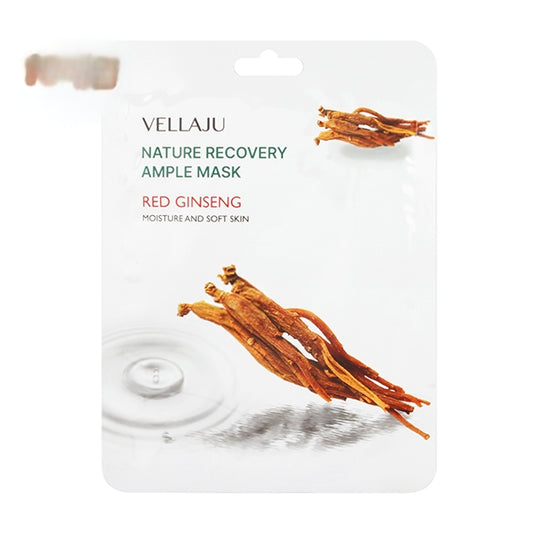 VELLAJU NATURE RECOVERY AMPOULE MASK (RED GINSENG/10 SHEETS)
