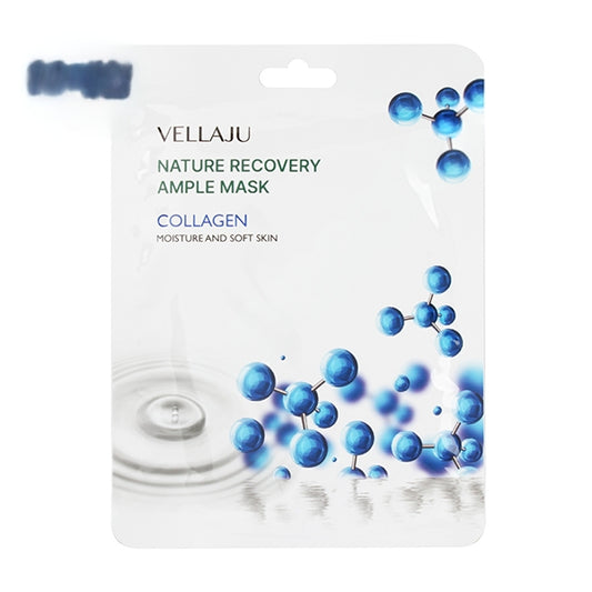 VELLAJU NATURE RECOVERY AMPOULE MASK (COLLAGEN/10 SHEETS)